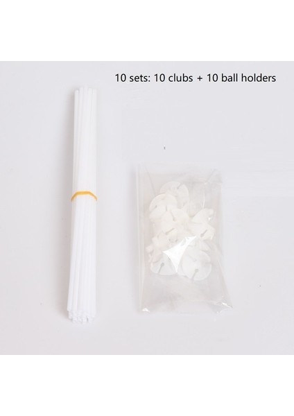 10 Adet Kutup 100 Puan Balon Eki Tutkal Nokta Balonları Tavana Veya Duvar Çıkartmalarına Eklemek Doğum Günü Partisi Düğün Dekorasyon Malzemeleri (Yurt Dışından)