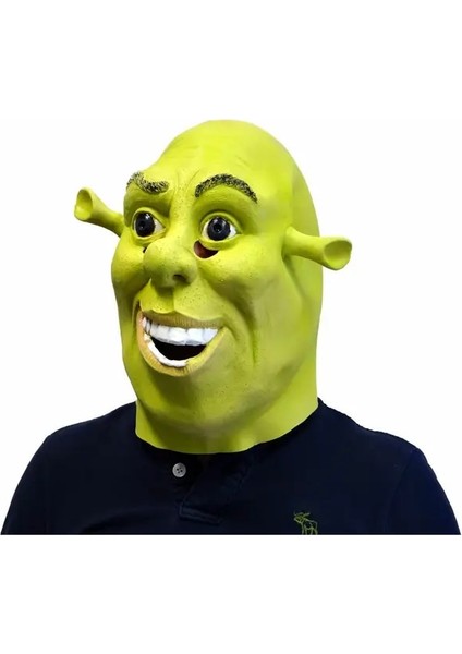 Shrek Maskesi Cosplay Dobby Elfin Lateks Maske Shrek Eşek Maskeleri Karikatür Film Kahramanı Cosplay Maske Çocuk Parti Cadılar Bayramı Maskesi (Yurt Dışından)