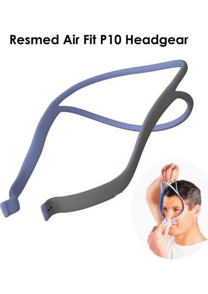 3 Adet Set 3 In 1/set Resmed Hava Fit P10 Burun Yastığı Sistemi Yedek Başlık Kayışı Kaymaz Premium Elastik Malzeme Uykuyu Geliştirin (Yurt Dışından) fiyatları