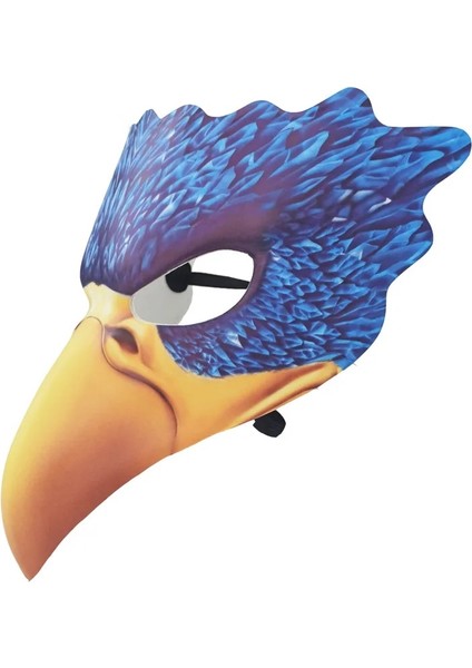 Beyaz Kartal 3D Kartal Maskesi Cadılar Bayramı Karnaval Hayvan Maskesi Pu Deri Eva Yarım Yüz Maskesi Parti Masquerade Cosplay Kostümleri Sahne (Yurt Dışından) fırsatları