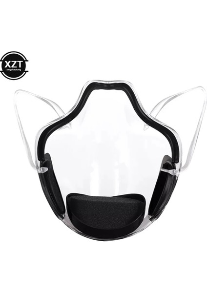 Gri Şeffaf Yüz Kalkanı Yetişkinler Yüz Için Dayanıklı Kalkan Maskesi Plastik Yeniden Kullanılabilir Kapak Ağız Maskesi Solunum Deliği ile Mutfak Aletleri (Yurt Dışından) fiyatları