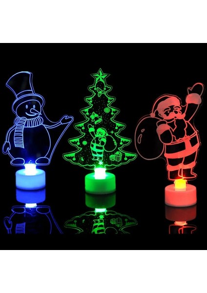 Çift Elk L Renkli LED Dekoratif Işıklar Yeni Yıl Noel Ağacı Kolye Süslemeleri Kardan Adam Noel Baba Işık Parti Malzemeleri Ev Dekor (Yurt Dışından) fiyatları