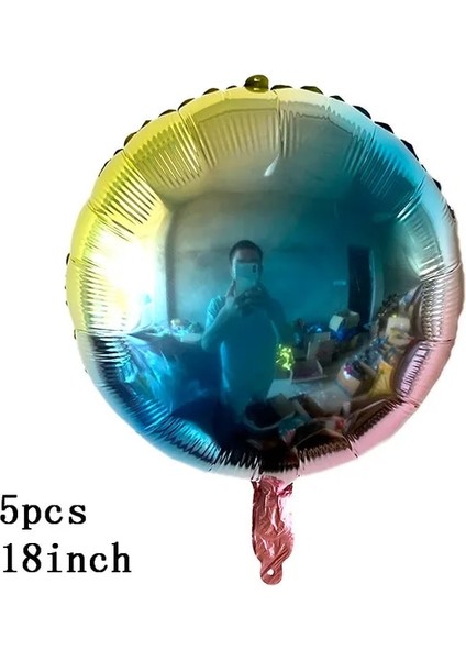 Nane Yeşili 1 Takım Gökkuşağı Renkli Güneş Bulut Folyo Balon Çocuklar Için Doğum Günü Yaz Parti Bebek Duş Dekorasyon Helyum Balonları Düğün Malzemeleri (Yurt Dışından)