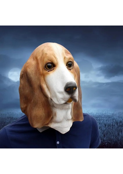 Stil 1 Karnaval Maskesi Cadılar Bayramı Cosplay Komik Hayvan Başlık Lateks Hayvan Maskesi Köpek Kafası Komik Korkunç Prop Görselleştirme (Yurt Dışından) fiyatları