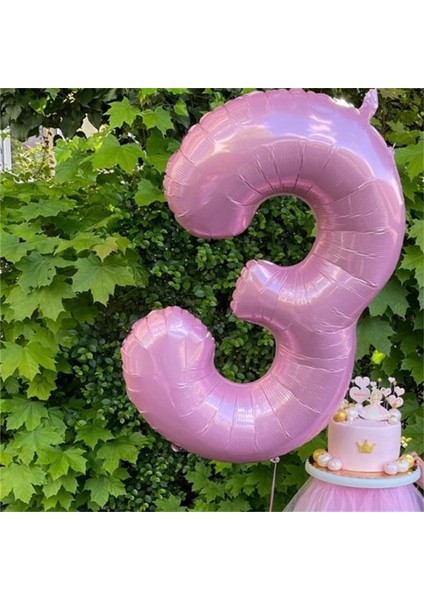 Resim Olarak 40 Inç Macaron Inci Mavi Pembe Numarası Folyo Balon 0-9 Erkek ve Kız Doğum Günü Partisi Bebek Duş Düğün Dekorasyon Malzemeleri (Yurt Dışından)