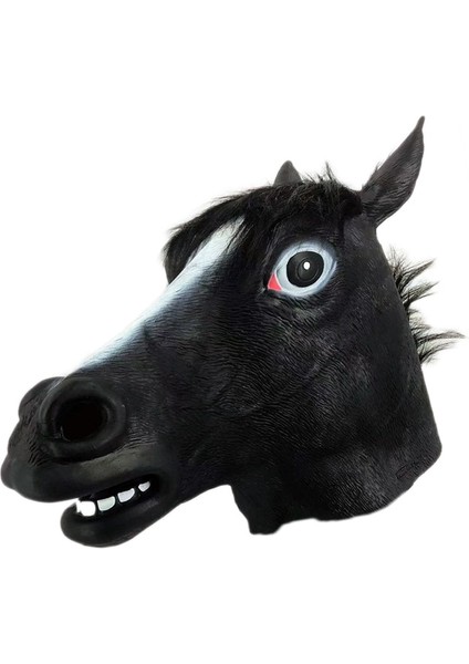 At Maskesi Komik Ejderha Gergedan Hippo Horoz Koala Hayvan Maskesi Lateks Parti Panda Unicorn Hayvan Maskesi Çocuk Parti Cadılar Bayramı Maskesi (Yurt Dışından)