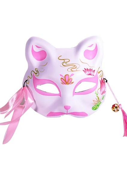 Tip 2 Parti Maskesi Cadılar Bayramı Sevimli Hayvan Tilki Maskeleri Cadılar Bayramı Kostüm Sahne Cosplay Kabuki Masquerade Parti Malzemeleri Cadılar Bayramı Dekorasyon (Yurt Dışından)