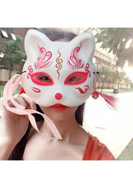 Tip 2 Parti Maskesi Cadılar Bayramı Sevimli Hayvan Tilki Maskeleri Cadılar Bayramı Kostüm Sahne Cosplay Kabuki Masquerade Parti Malzemeleri Cadılar Bayramı Dekorasyon (Yurt Dışından) fiyatları