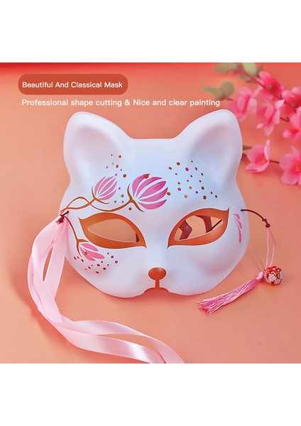 Tip 2 Parti Maskesi Cadılar Bayramı Sevimli Hayvan Tilki Maskeleri Cadılar Bayramı Kostüm Sahne Cosplay Kabuki Masquerade Parti Malzemeleri Cadılar Bayramı Dekorasyon (Yurt Dışından) modelleri