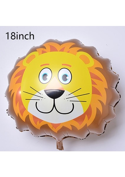 18 Inç Aslan 1 Adet Büyük Karikatür Hayvan Kirpi Tilki Rakun Sincap Balonlar Orman Partisi Doğum Günü Dekorasyon Bebek Duş Orman Oyuncak Globos (Yurt Dışından)