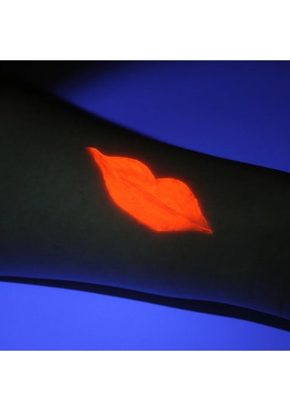 Kağıt Çelenk B Blacklight Neon Ruj Yüz ve Vücut Boyası Karanlıkta Glow Uv Reaktif Light Up Clubbing Kostüm Makyaj Uv Glow Parti Malzemeleri (Yurt Dışından)