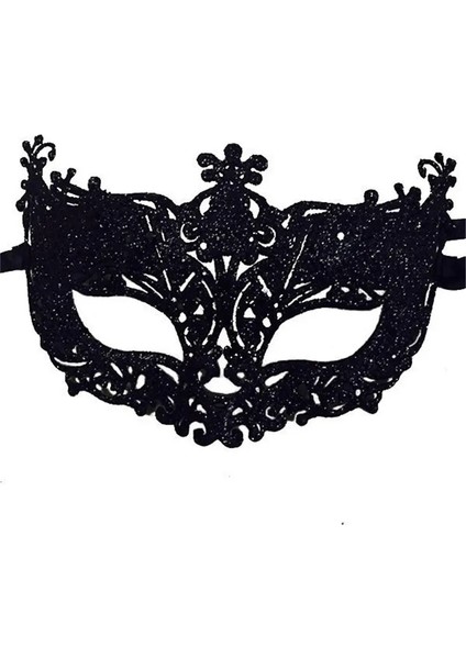 Bir Prenses Venedik Maskesi Noel Partisi Topu Maskesi Cadılar Bayramı Masquerade Performansı Yarım Yüz Tilki Payet Kadın Kız Maskesi U2 (Yurt Dışından)