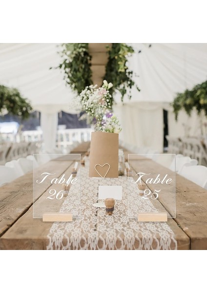 B02 Şeffaf Boş Akrilik Dıy Masa Numarası Isim Plakaları Yer Kartı Tutucu Standı Akrilik Oturma Kartları Burcu Düğün Ziyafet Parti Dekor (Yurt Dışından) fiyatları
