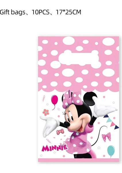 6 Adet Patlamış Mısır Kutusu Disney Minnie Mouse Doğum Günü Partisi Süslemeleri Minnie Sofra Fincan Plaka Balonlar Zemin Bebek Duş Doğum Günü Partisi Malzemeleri (Yurt Dışından) fırsatları