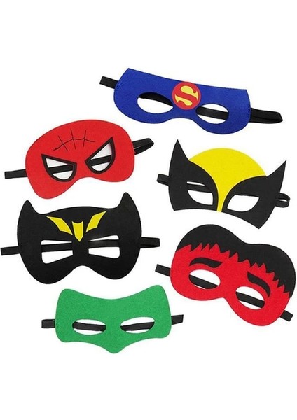 20 Adet Karışık 20 Adet Süper Kahraman Örümcek Adam Hulk Maskesi Parti Favor Keçe ve Elastik Maskeler Doğum Günü Partisi Hediyeleri Masquerade Cosplay Göz Maskeleri Hediyeler (Yurt Dışından)