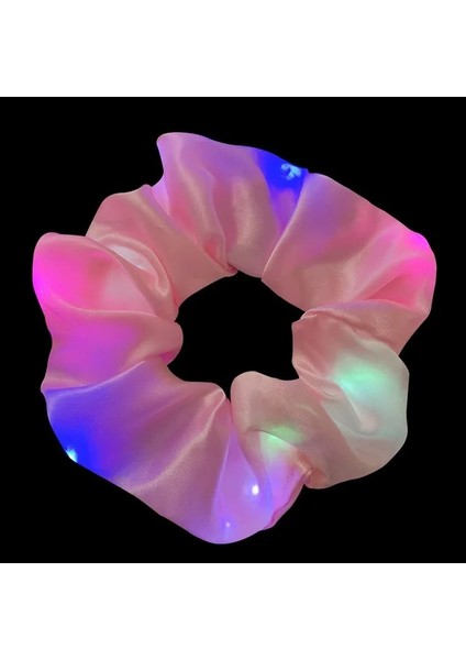 1 Adet Pembe Saç Halat Prenses Kız Kelebek Işık Tutu LED Etek Glow Çiçek Çelenk Taç Bandı Parti Cadılar Bayramı Noel Düğün Doğum Günü Hediyesi (Yurt Dışından)