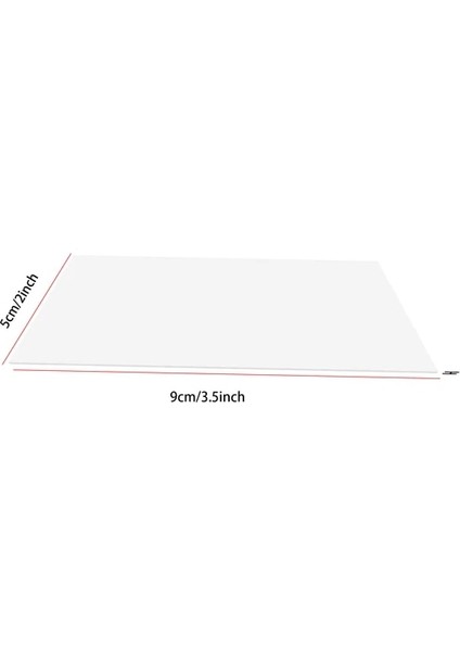 Beyaz 2mm 50 Adet Altın Ayna Akrilik Düğün Yeri Kartı Boş Dikdörtgen Adı Yer Işareti, Gelin / Bebek Duş, Misafir Etiketi Parti Ayarı Dekor Gıda Etiketi (Yurt Dışından)