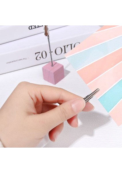 Stil 9 Kelepçe Masaüstü Dekorasyon Memorandumu Ahşap Mesaj Klasörü Kelepçeleri Standı Fotoğraf Klipleri Yer Kartı Masa Numaraları Tutucu (Yurt Dışından) indirimleri