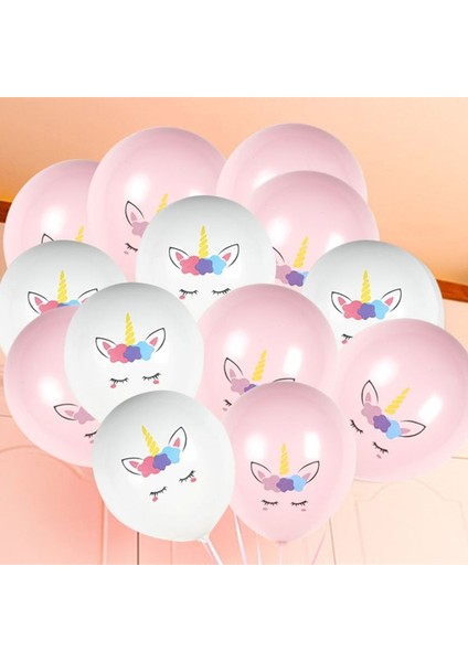 Stil 7 1 Takım Gökkuşağı Unicorn Balon Unicorn Doğum Günü Süslemeleri 32 Inç Numarası Folyo Balonlar 1st Çocuk Doğum Günü Partisi Bebek Duş Globos (Yurt Dışından)