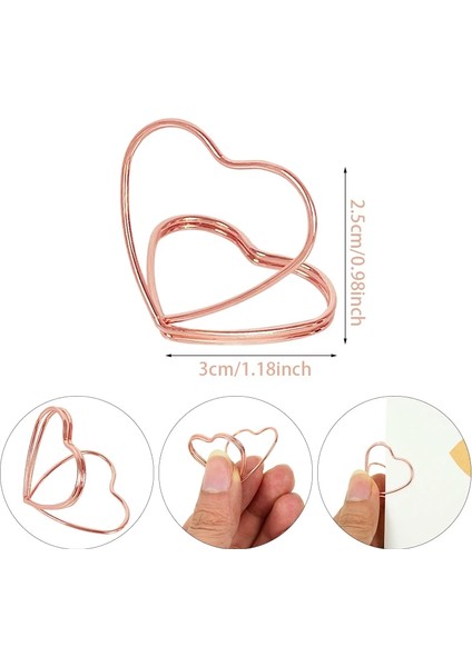 Altın 15 Adet/grup Metal Yer Kart Sahibinin Kalp Not Mesajı Fotoğraf Tutucu Masa Numarası Standı Düğün Masaüstü Dekorasyon Malzemeleri (Yurt Dışından) fırsatları
