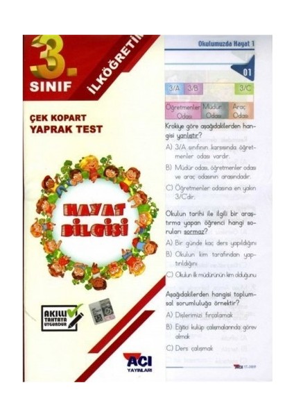 3. Sınıf Hayat Bilgisi Yaprak Test