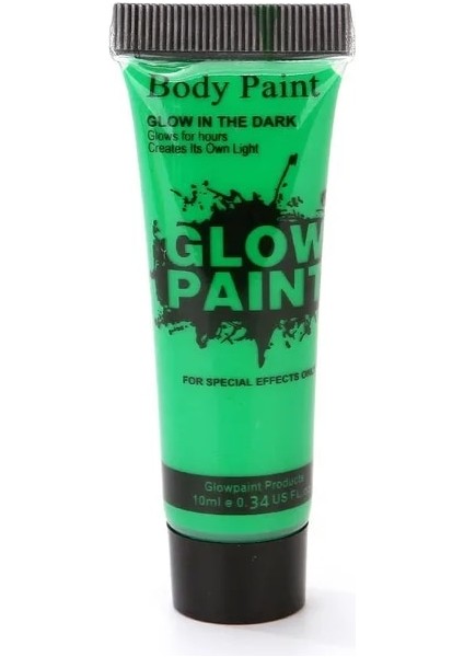 1 Adet Yeşil Siyah Işık Neon Parti Yüz ve Vücut Boyası Glow Panit Renk Güzellik Makyaj Vücut Boyası Uv Blacklight Neon Floresan Parti Malzemeleri (Yurt Dışından)
