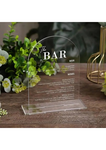 5 Adet Düğün Masa Numaraları 5 Adet Şeffaf Akrilik Burcu Yer Kartları Düğün Masa Centerpieces Cafe Ev Restoran Için (Yurt Dışından)
