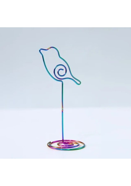 Dickey Renkli 1 Adet Metal Yer Kart Sahipleri Düğün Masa Numarası Adı Burcu Standı Düğün Doğum Günü Partisi Ev Dekorasyon Fotoğraf Klip Standı (Yurt Dışından)