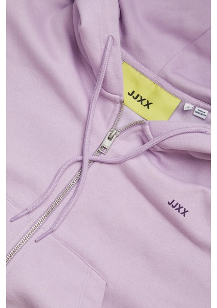 Jack & Jones Jjxx Jxabbie Kadin Mor Sweatshirt 12219609-LILACBREEZE