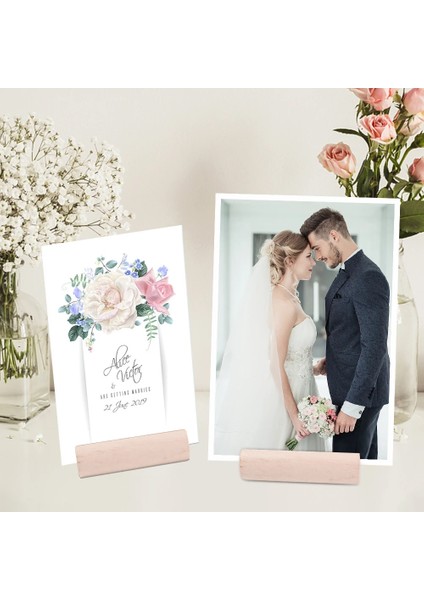 Rastgele 1 Adet 5 Adet/takım Ahşap Fotoğraf Tutucu Düğün Yeri Kart Sahipleri Kartpostal Klip Standı Nişan Doğum Günü Partisi Masa Numarası Adı Işareti (Yurt Dışından) fiyatları