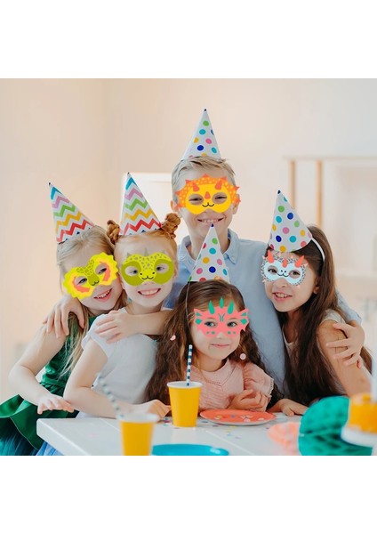 Kağıt Maske 9 Adet Dinozor Parti Kağıt Maske Seti Dinozor Doğum Günü Partisi Dekorasyon Cosplay Dino Tema Kostümleri Oyuncak Çocuklar Için Bebek Duş Dekor (Yurt Dışından)