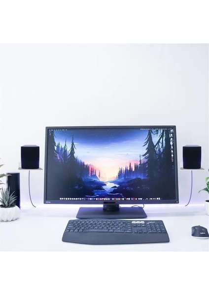 Şeffaf Akrilik Yüzer Duvar Rafları Akrilik Yüzer Raflar Duvar Rafları Duvara Monte Tutucu Raf Kendinden Yapışkanlı Bluetooth Hoparlör (Yurt Dışından)