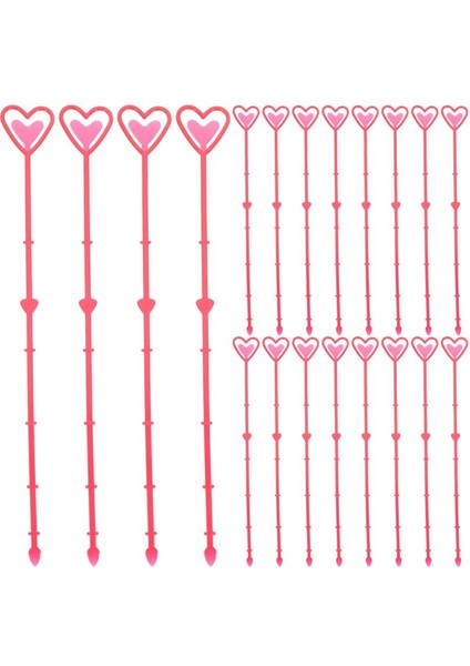 Pembe 160 Adet Çiçek Seçtikleri Dıy Kart Sahipleri Plastik Çiçek Seçtikleri Düğün Parti Dekor Çiçek Aranjmanı Paketi Kek Kartı Sabit Kart (Yurt Dışından)