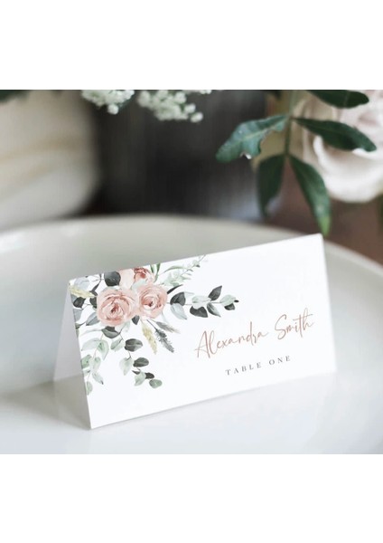 Stil 6 20 Adet Greenary Düğün Yeri Kartı, 20 Adet (Yurt Dışından) modelleri