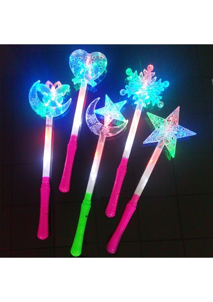 Lolipop 1 Pc Floresan Parti Dekor Peri Sihirli Değnek Aydınlık Kız Mutlu Doğum Günü Partisi Malzemeleri Glow Favor Çocuklar Hediye Işık Çubuğu (Yurt Dışından) fiyatları