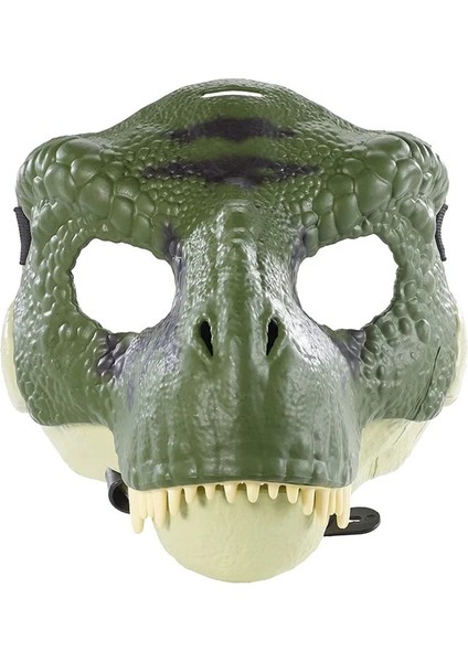 C 3D Dinozor Maskesi Rol Oynamak Sahne Performansı Başlık Jurassic Raptor Dino Hareketli Çene Dinozor Maskesi Cadılar Bayramı Karnaval Hediyeler (Yurt Dışından)
