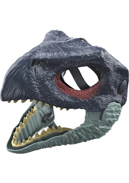C 3D Dinozor Maskesi Rol Oynamak Sahne Performansı Başlık Jurassic Raptor Dino Hareketli Çene Dinozor Maskesi Cadılar Bayramı Karnaval Hediyeler (Yurt Dışından)