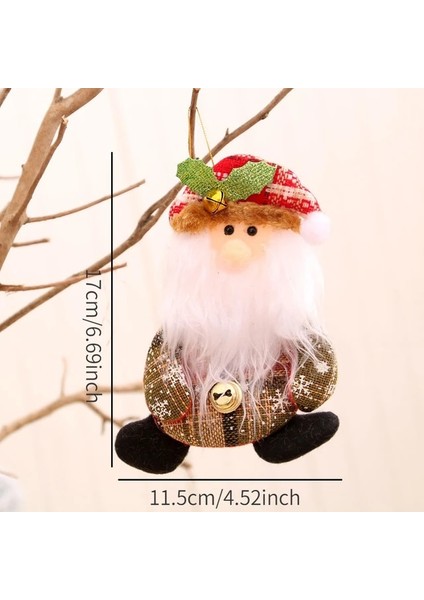 K ---- Elder 2023 Sevimli Noel Noel Baba Kardan Adam Geyik Bebek Dekorasyon Hediye Bebek Yılbaşı Ağacı Asılı Süsleme Yeni Yıl Noel Ev Dekorasyonu (Yurt Dışından)