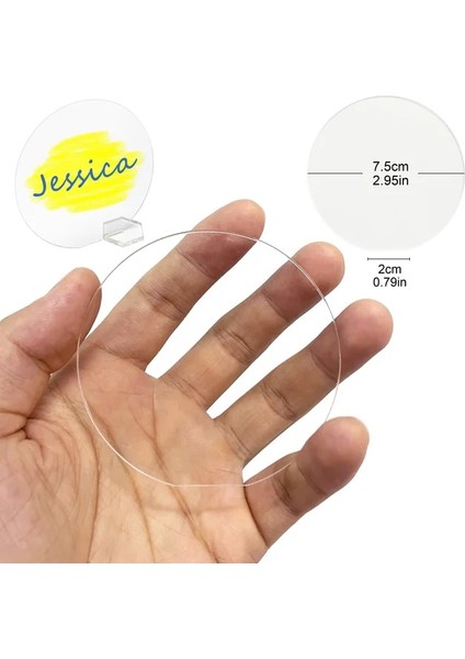 Daire 10 Adet 10/20/50 Adet Akrilik Yer Kartı Düğün Malzemeleri Düğün Koltuk Kartı Masa Numaraları Akrilik Işareti Temizle Boş Isim Kartı Dekorasyon (Yurt Dışından) fiyatları