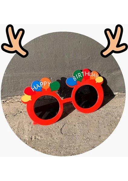 Turuncu Gözlüklü Parti Gözlükleri, Çeşit Çeşit, Parti Aksesuarları, Detay Partisi (Yurt Dışından)