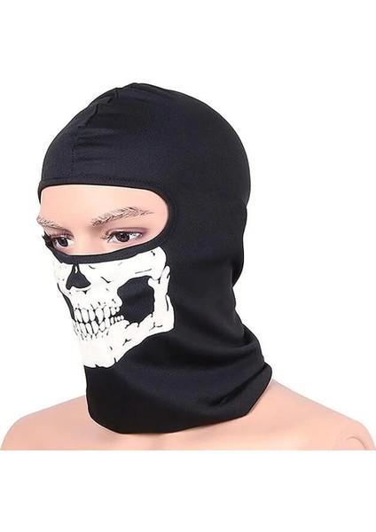 Siyah Hayaletler Kafatası Tam Yüz Maskesi, Rüzgar Geçirmez Kayak Maskesi Motosiklet Yüz Cadılar Bayramı Cosplay Ücretsiz Nakliye Için Taktik Balaclava Hood (Yurt Dışından) fırsatları