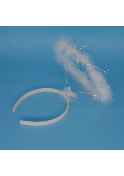 Stil 6 1 Adet Tüy Light Up Melek Halo Kafa Bandı Taç Hairbands LED Parti Hediye Cosplay Doğum Günü Kostüm Düğün Glow Parti Malzemeleri (Yurt Dışından) modelleri
