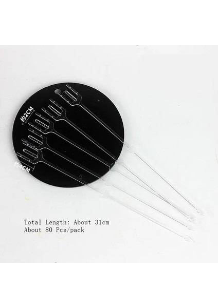 Şeffaf Büyük 80 Adet Üç Uçlu Çiçek Aranjmanı Buket Ambalaj Kartı Sabit Plastik El Yapımı Dıy Kart Sahibinin 80 Adet (Yurt Dışından)