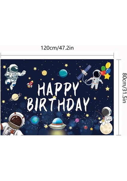1 Adet 1 Takım Dış Uzay Astronot Roket Galaxy Tema Arka Plan Bez Balon Çocuk Doğum Günü Partisi Dekorları Çocuk Odası Bebek Duş Zemin (Yurt Dışından) fırsatları