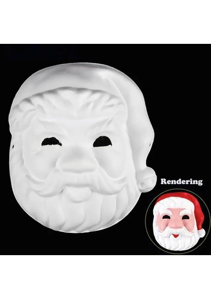 Stil A10 5 Paket Kağıt Mache Maskeleri Dıy Boyama Maskesi Graffiti Cadılar Bayramı Kostüm Cosplay Parti Malzemeleri Için Boş Maskeler Ev Dekorasyon (Yurt Dışından)