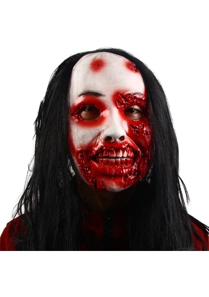 X10103 Cadılar Bayramı Kanlı Korkunç Maskeler Yetişkin Zombi Canavar Vampir Maskesi Lateks Parti Tam Kafa Karnaval Masquerade Parti Kostüm Sahne (Yurt Dışından)
