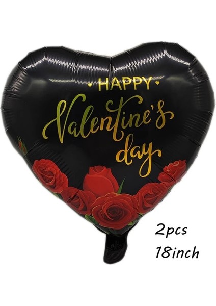 2 Adet 18 Inç Metalik Kırmızı Kalp Yakut Akik Kırmızı Balonlar Düğün Arka Plan Odası Dekorasyon Aşk Mektubu Balon Sevgililer Dekor (Yurt Dışından) fiyatları