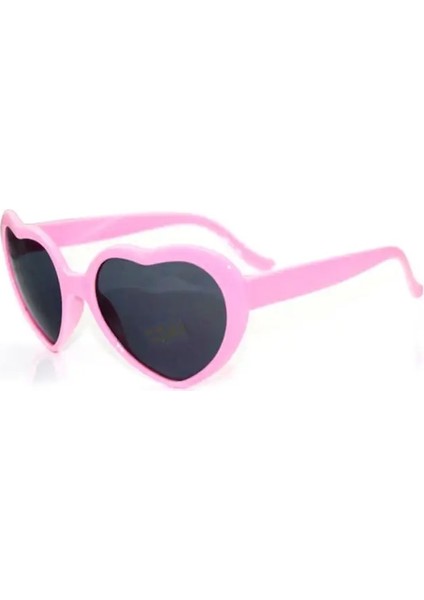 Pembe Kalp Aşk Kalp Şekli Güneş Gözlüğü Kadın Pc Çerçeve Işık Değişimi Aşk Kalp Lens Renkli Güneş Gözlüğü Kadın Kırmızı Pembe Tonları Büyülü (Yurt Dışından) fiyatları
