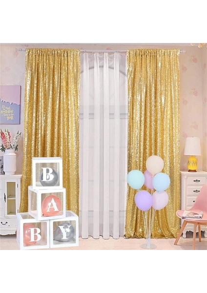 Altın Payet Zemin Perdeleri 2 Adet 2FTX8FT Glitter Fotoğraf Arka Fonu Parti Süslemeleri Doğum Günü Düğün Fotoğrafçılığı Arka Plan Curta (Yurt Dışından) modelleri