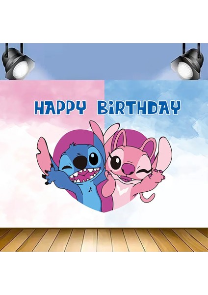 06 150X100 cm Disney Lilo ve Dikiş Arka Plan Doğum Günü Dekorasyon Çocuk Lehine Duvar Parti Arka Planında Süslemeleri Bebek Duş Afiş (Yurt Dışından) modelleri